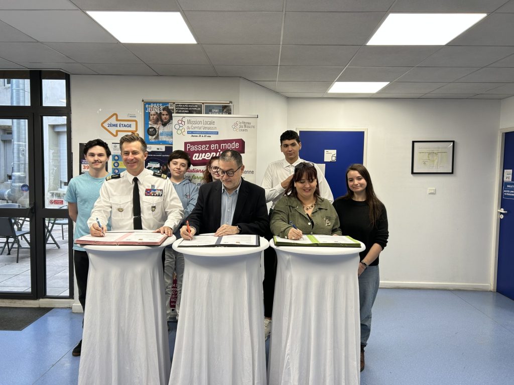 Partenariat Mission Locale Comtat Venaissin, BA 115 et Carri'air